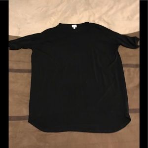 Black Lularoe Irma shirt